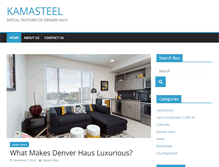 Tablet Screenshot of kamasteel.com